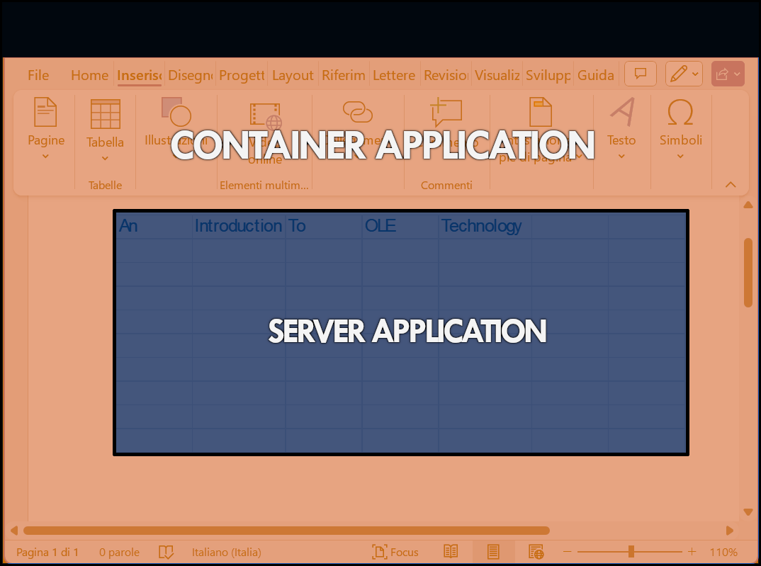 Container & Server Application